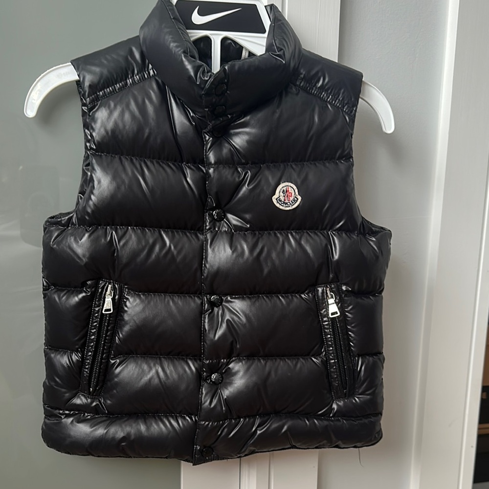Moncler Black Quilted Puffer Vest